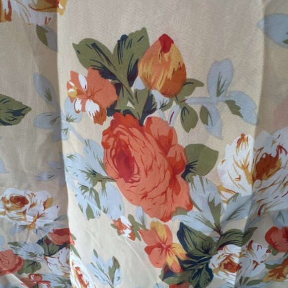 LulaRoe Shirley Cover Up Cardigan Duster NWT Medium Floral Print LR14 - Picture 5 of 6